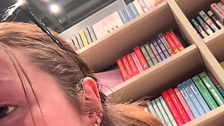 Trying Not to Cum in the Bookstore While Hunting for Smut