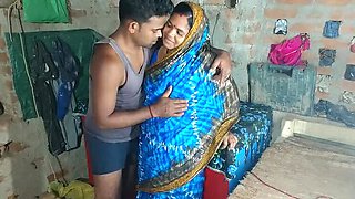 Young Indian MILF Stripped and Fucked Hard by Son-in-Law in Homemade Sex