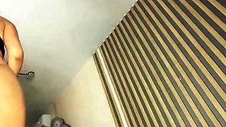 Close up with teen blonde sex doll rubbing her cunt