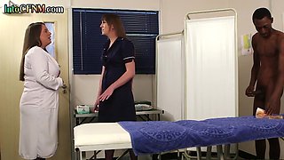 Cfnm British Nurses Give 3some Bj For Cum Sample Of Bbc