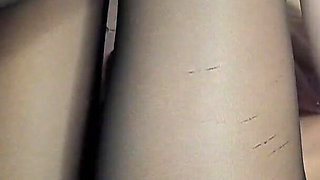 Nylon Pussy Teasing Show!