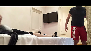 MILF in Stockings and Heels, Tied up and Fucked