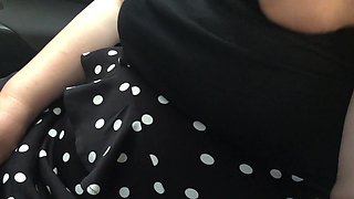 Close up Asian Touching Tits and Fingering