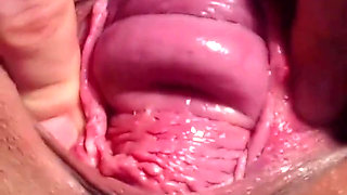 Huge objects in pussy, dp, squirt  ,cervix show