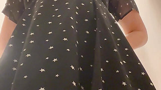 Getting Stark Bollock Naked in a Public Place to Try on New Clothes. Part 1 of 2.