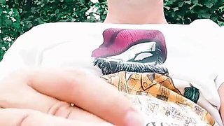 Cumming in My Stepmom's Mouth in the Park