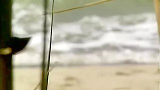 Horny coeds return from beach and go down on each other