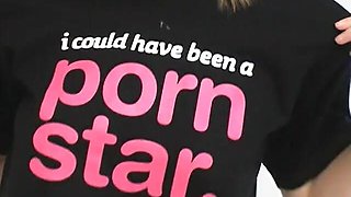 Hot British Cutie Pie Jessica Wants to Become a Pornstar and Prepared Her Promo Clip
