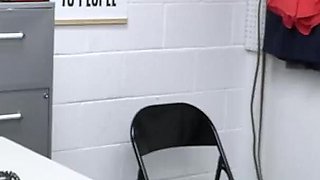 Beauty Babe Paige Owens Caught Stealing and Punished by Security Guard