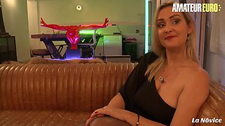 AmateurEuro - Two naughty guys train with one beauty