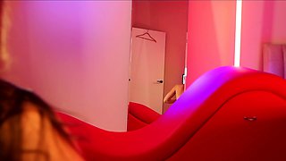 Blonde tight pussy babe solo toy fun in glamour masturbation