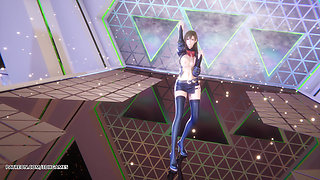 Chung Ha - Algorithm Tifa Lockhart Sexy Striptease Final Fantasy Hentai Uncensored