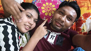 Desi Couple First Time Cum - Hot Indian Wife & Husband Romantic Sex