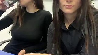 Valeriankaa with Karina have a fun: Amateur, Striptease  Public Porn