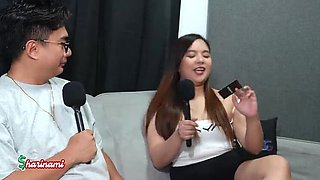 Asian Babe Shows How To Please Your Partner - Cum In Mouth & Eye Contact