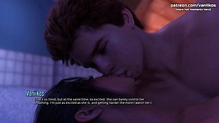 Innocent Virgin Stepsister Sneaks Into Stepbro's Room To Ride His Cock For The First Time - Life in Santa County (LISC) - #9