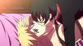 Dominatrixes and sperm showers in a hentai anime movie
