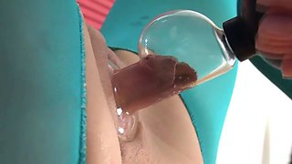 Teen fingerfucks her moist tight pussy