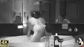 Boss Fucking Employee in the Pool and Filming Everything