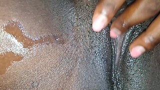 Five Fingers in the Wet Juicy Pussy Needing a Big Dick in It