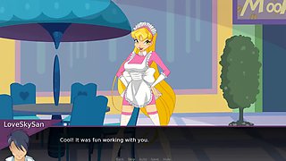 Fairy Fixer JuiceShooters - Winx Part 2 Sexy Cafe Maid By LoveSkySan69