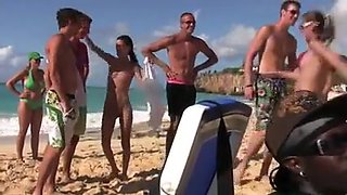 Nude beach - fisting friends