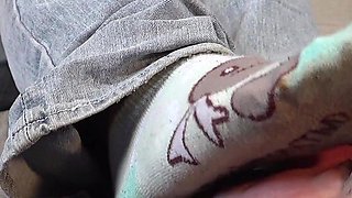 Bethany's Personal Footstool - (dreamgirls in Socks)