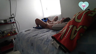 I Caught My Stepsister Masturbating so I Fucked Her Until She Squirts