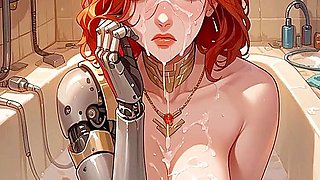 Car Toon In Sex Machine Robot-woman Ai Generated