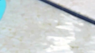 BBC Sticks His Cock in a Young Goddess at the Pool - Brandon Cruz & Athenea Rosse