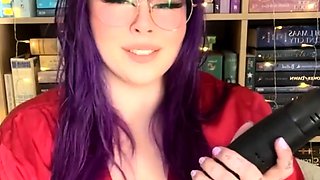 Big boobs milf masturbates with her dildo