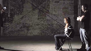 Submissive slut with huge jugs is ready for her sexual punishment