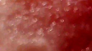 Playing Pierced Nipples Close up on Balcony