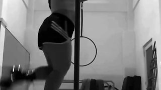 Filipina Asian Pole Dancing With High Heels