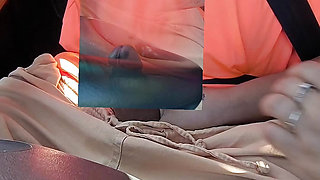 Married paying Uber ride with blowjob and exhibitions