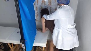 Redhead Fanny Squirting Gyno Exam - Doctor Films Everything in HD