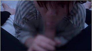 Erotic Girlfriend With Cock In Her Cheeks Even When Shes Riding On Her Face