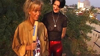 Amateur Babe From Germany Plays with Her Pussy It Outdoor Session