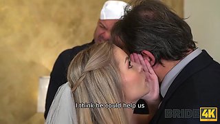 BRIDE4K. Sex class with birds and bees for the bride