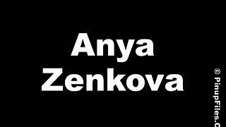 Anya Zenkova soaps up in the shower