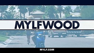 Dark haired milf tempts nerd guy to sin- Melissa Lynn