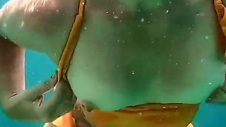 Snorkel Slut in Paradise - Underwater Flash & Naughty Tease