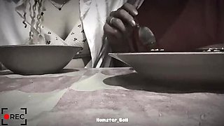 Asian Teen GF Gives Hot Handjob in Public Noodle Restaurant - Tinder Date Gone Wild!