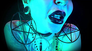 Hallows Eve Gothic Lips - Halloween, Black Lips, Goth, POV, Kisses, Makeup, Lip Gloss