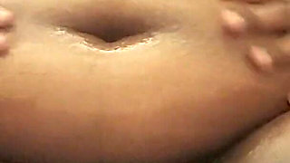 Legs Wide Open Oiling My Big Belly Stimulating My Clit with Electric Toothbrush