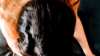 Brunette hardcore blowjob