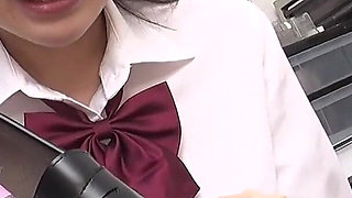 She Jerks You with a Filthy Sock - Hikaru Minazuki, School Uniform, Spit POV