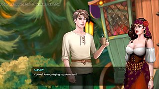 Anime hentai, face fetish, cartoon fantasy