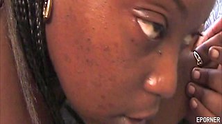 Raunchy black lesbians smutty porn clip