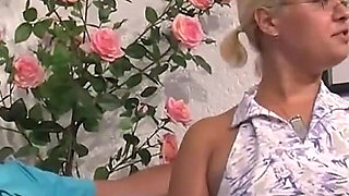 Chubby couple in the kitchen